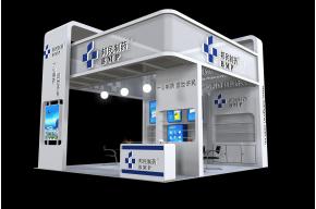 广东邦民展台3D模型效果图
