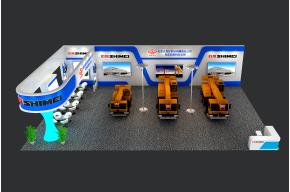 石煤卡吊展台3D模型图片