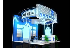 龙都药业展览模型图片