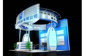 龙都药业展览模型图片