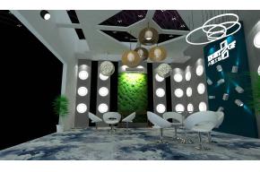 八号工坊照明展台3D模型图片