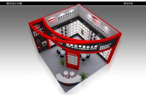 威迪仕汽配展台3D模型效果图