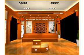 皇威家电展台3D模型