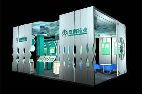 双鹤药业展台模型图片