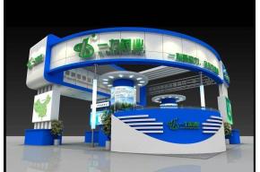 一力药业展台模型图片