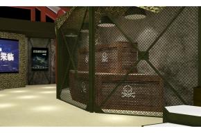 反恐除暴法制教育展厅模型
