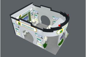 广州国际健康展览模型图片