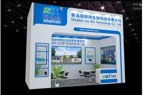 润博特奶业展台模型图片