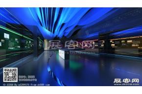 北京电力科技展厅模型效果图