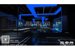 北京电力科技展厅模型效果图