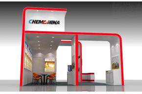 中国化工装备总公司展台模型图片