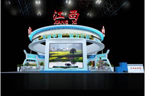 江西展览展示模型效果图
