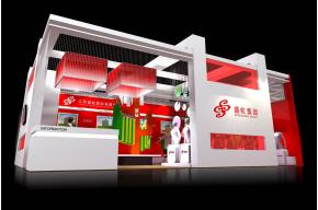 盛虹面料展览模型图片