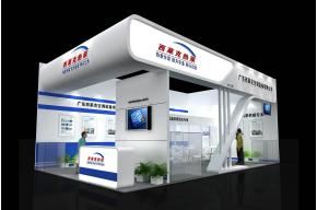 西莱克热泵展台模型图片