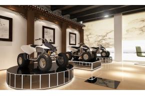 巴山摩托室内展厅中标方案