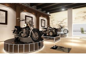 巴山摩托室内展厅中标方案