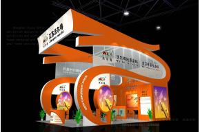 沃尔得化工展览模型图片