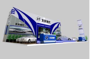现代展位展览模型图片