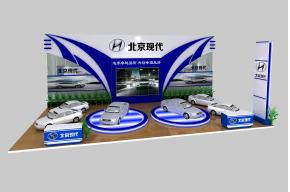 现代展位展览模型图片