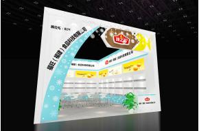 康之派食品展台3D模型