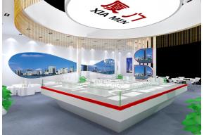 厦门政府展台模型图片