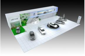 上海大众展览模型图片