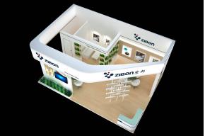 上海紫邦展台设计模型图片
