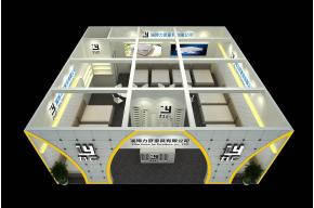 力彦家具展台模型图片