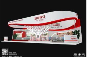 培育宝儿孕婴童展台模型图片