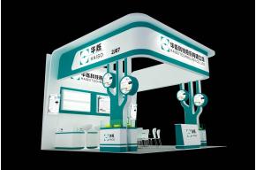 华烁展台设计模型图片