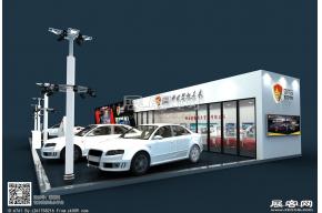 莲花汽车展览模型图片