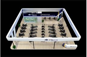 威踏体育展台运动体博会3D模型图片
