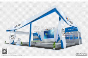 迅镭激光展台模型图片
