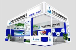 山河医药展览模型图片