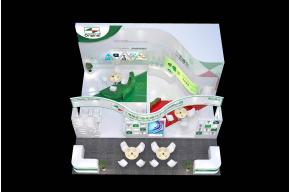 aoringgee展台搭建模型图片