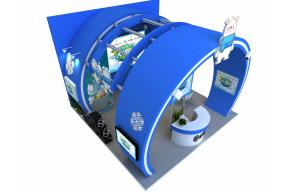 顺丰展台3D模型图片