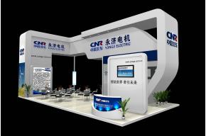 中国北车永济电机展览模型图片