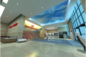 国防交通展厅3D模型效果图