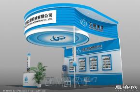 无锡工源机械展台3D模型图片
