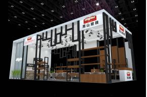 黑山玻璃展览模型图片