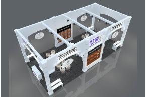欧贸平台展览模型图片