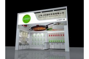 上屹不粘锅展台模型图片