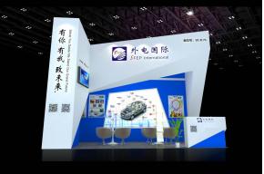外电国际展台模型图片