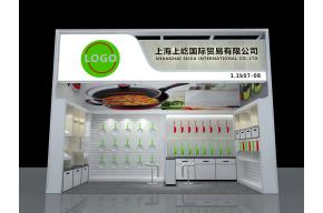 上屹不粘锅展台模型图片