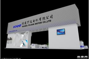 福建万达电机展览模型图片