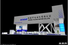 福建万达电机展览模型图片