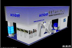 福建万达电机展览模型图片