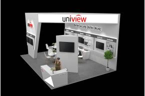 UNIVIEW展台模型图片