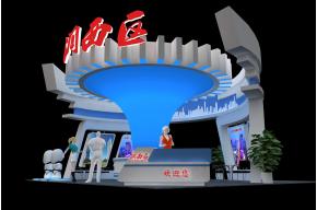 涧西区展览模型图片