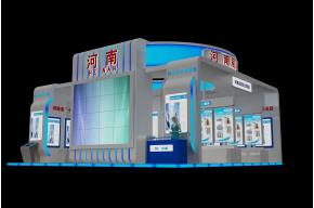 河南旅游展台模型图片
